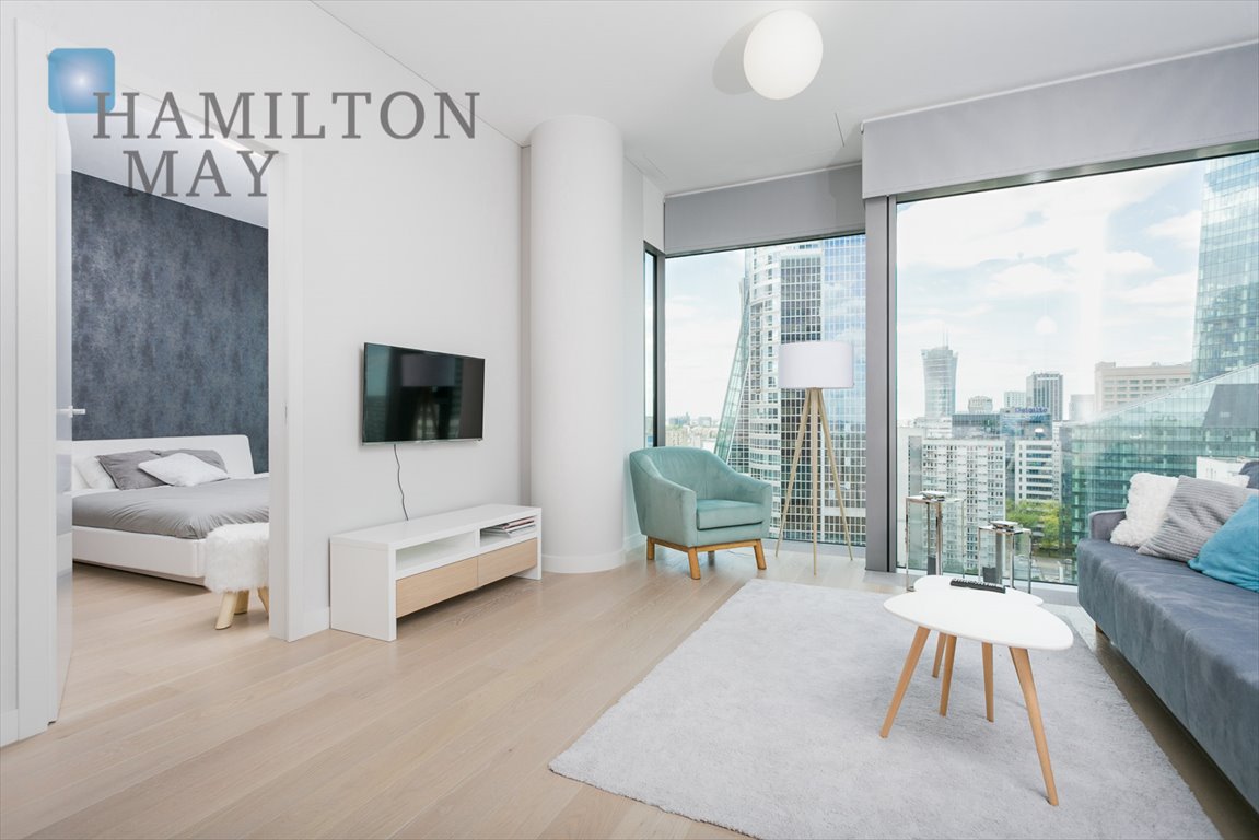 Nowoczesny apartament 54 m² z widokiem na centrum Warszawy Warszawa, Śródmieście, Twarda  54m2 Foto 1