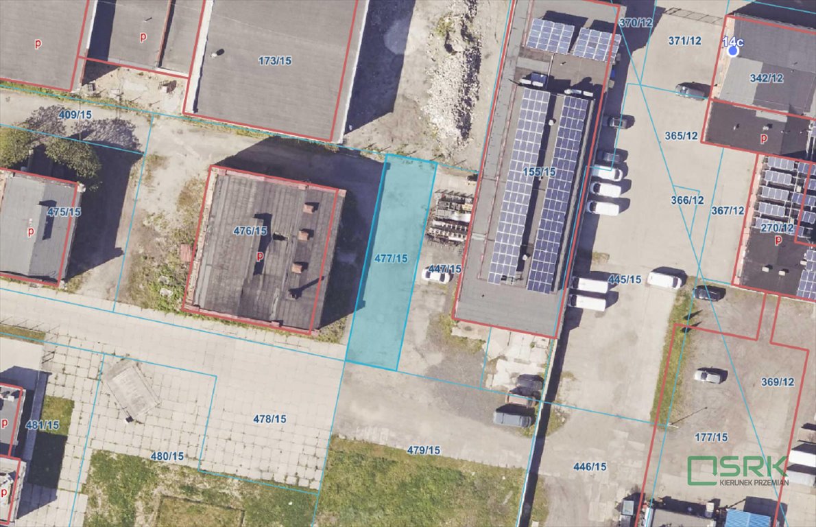 Działka przemysłowa 289 m² w Zabrzu Biskupice, dostęp do sieci Zabrze, Biskupice, Szybowa  289m2 Foto 1