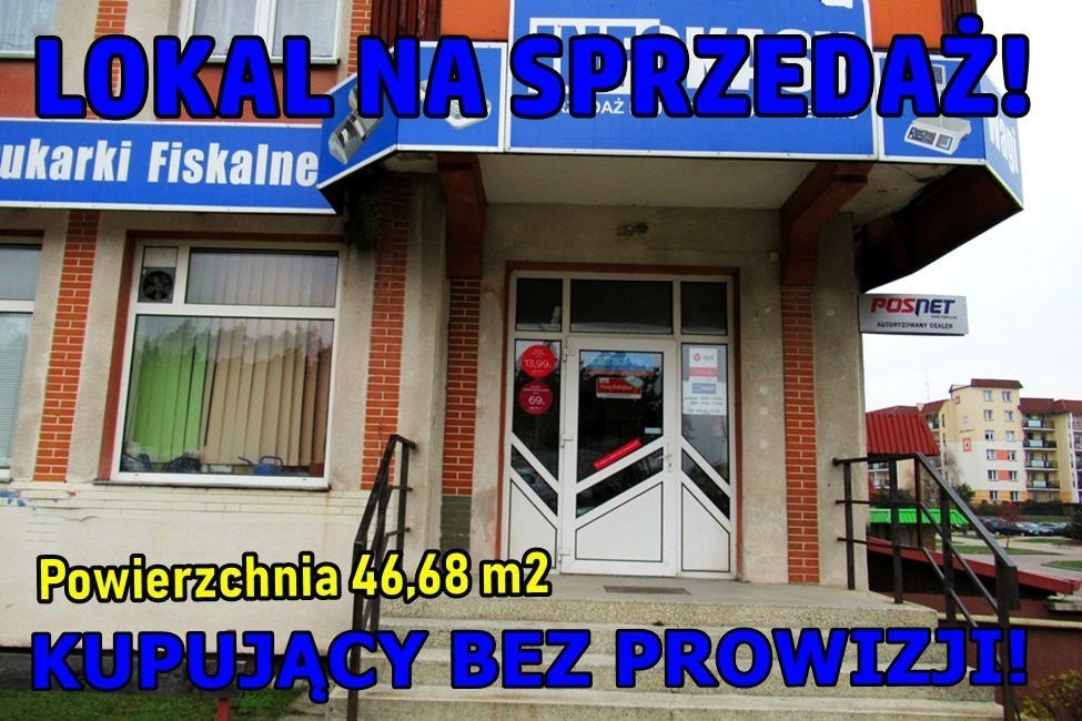 Lokal użytkowy na sprzedaż Ełk, Osiedle Jeziorna 47m2 Foto 1 Lokal użytkowy na sprzedaż Ełk, Osiedle Jeziorna 47m2 Foto 1