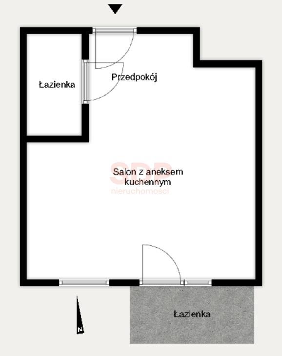 Kawalerka na sprzedaż Wrocław, Śródmieście, Kleczków, Wybrzeże Conrada - Korzeniowskiego  29m2 Foto 2