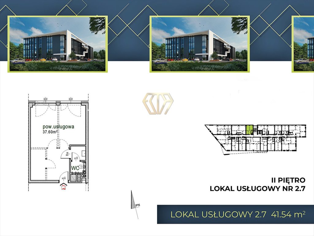 Lokal użytkowy na sprzedaż Częstochowa, Parkitka, gen. Leopolda Okulickiego  42m2 Foto 12