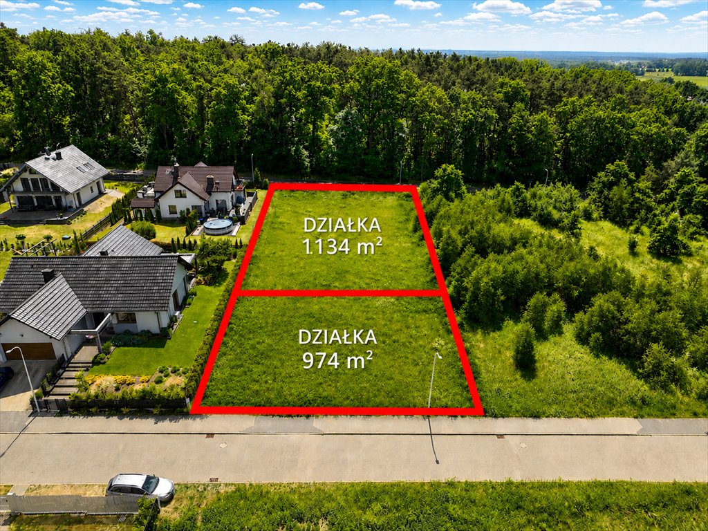 Polecam działki budowlane z pełnym uzbrojeniem w Obornikach Śląskich Oborniki Śląskie, Probusa  974m2 Foto 1