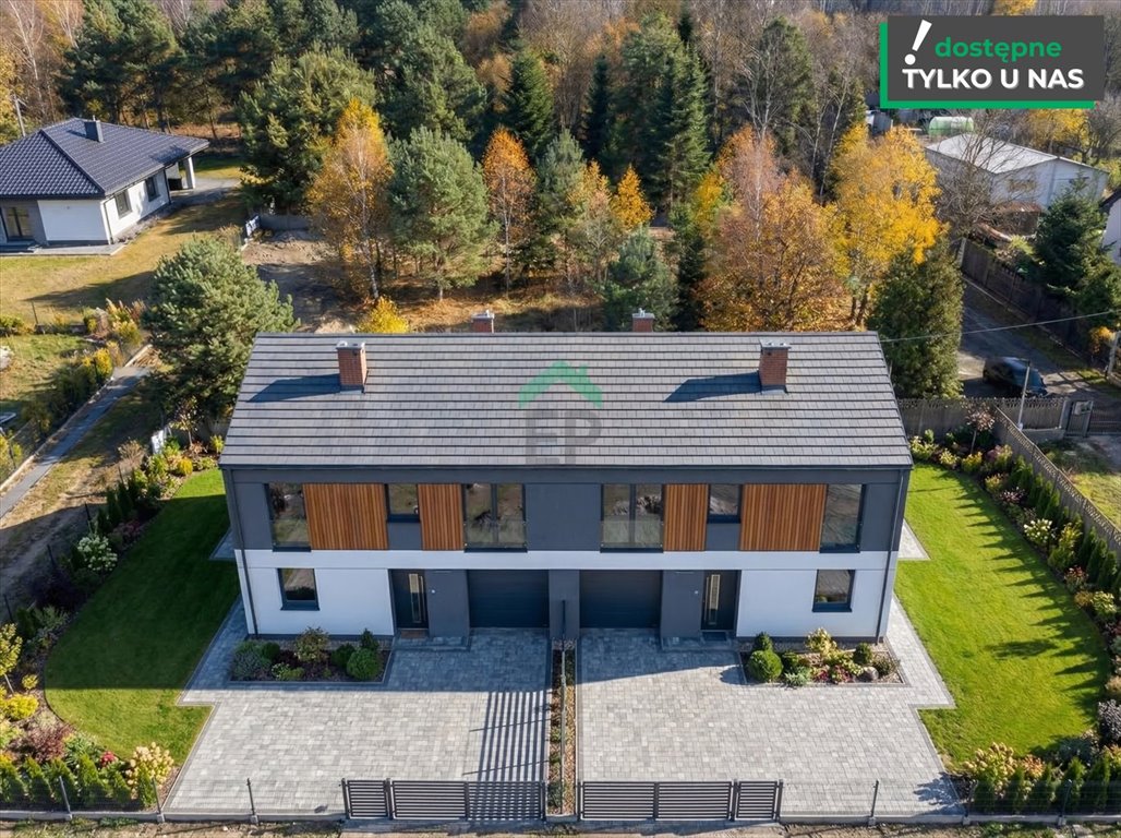 Nowoczesny dom bliźniak 110 m² z garażem i ogrodem Częstochowa, Wyczerpy Górne  110m2 Foto 1