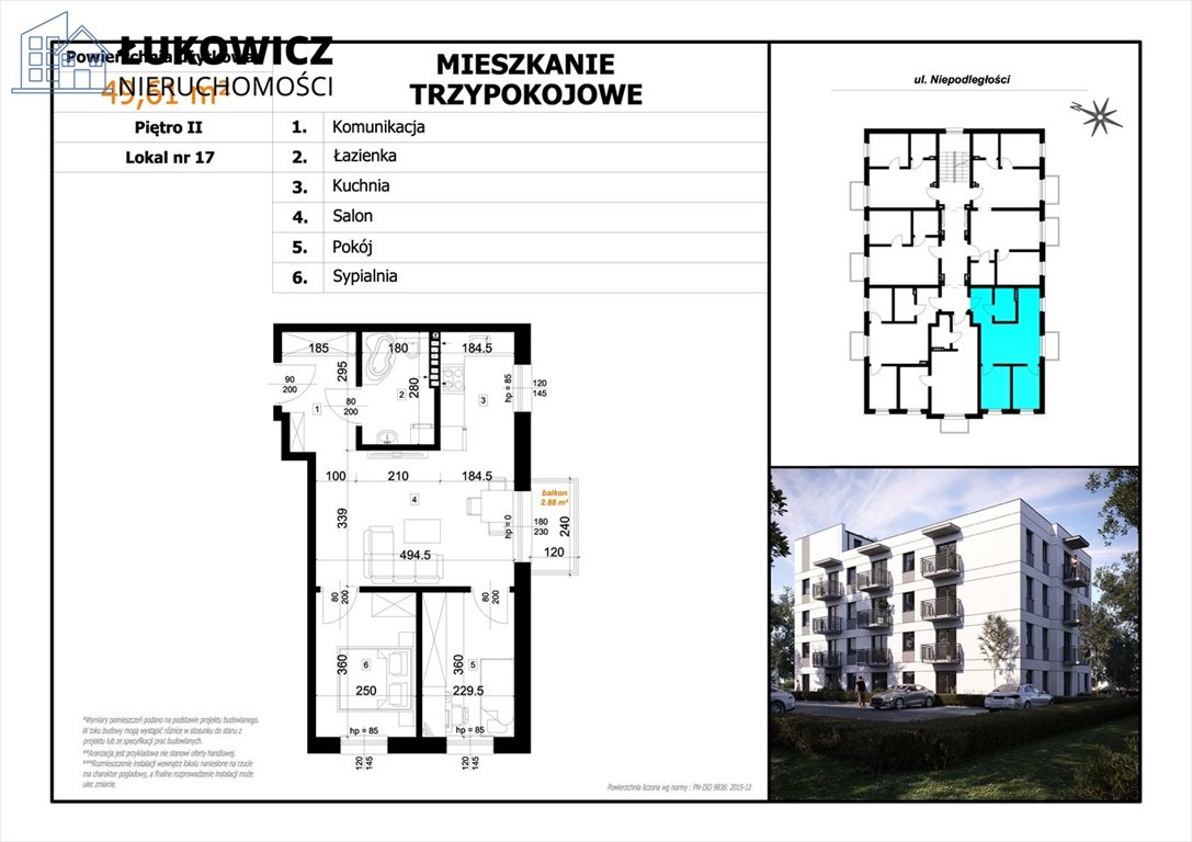 Mieszkanie trzypokojowe na sprzedaż Czechowice-Dziedzice  50m2 Foto 13