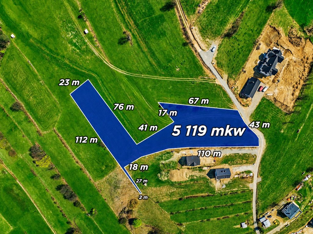 Zapraszam do zakupu widokowej działki 5120 m² w Rabce-Zdroju Rabka-Zdrój, Poniatowskiego  5 119m2 Foto 1