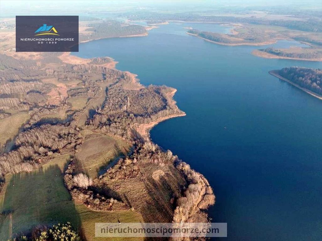 Działka nad jeziorem z 900 m linii brzegowej – Gwieździn Gwieździn  158 389m2 Foto 1