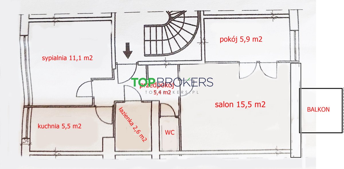 Mieszkanie trzypokojowe na sprzedaż Warszawa, Targówek Nowe Bródno, Łojewska  47m2 Foto 1