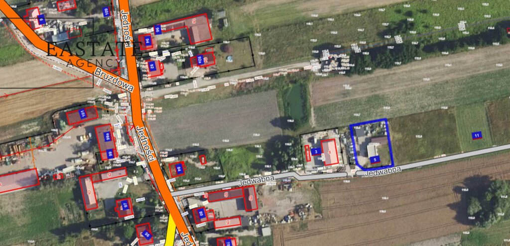 Działka 1000 m² pod dom lub inwestycję w Janczewicach Janczewice, Jedwabna  1 000m2 Foto 1