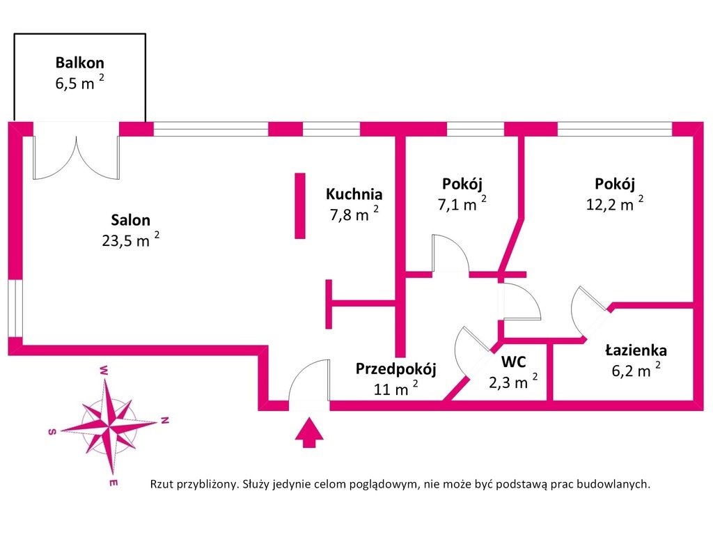 Mieszkanie trzypokojowe na sprzedaż Warszawa, Perkuna  71m2 Foto 12