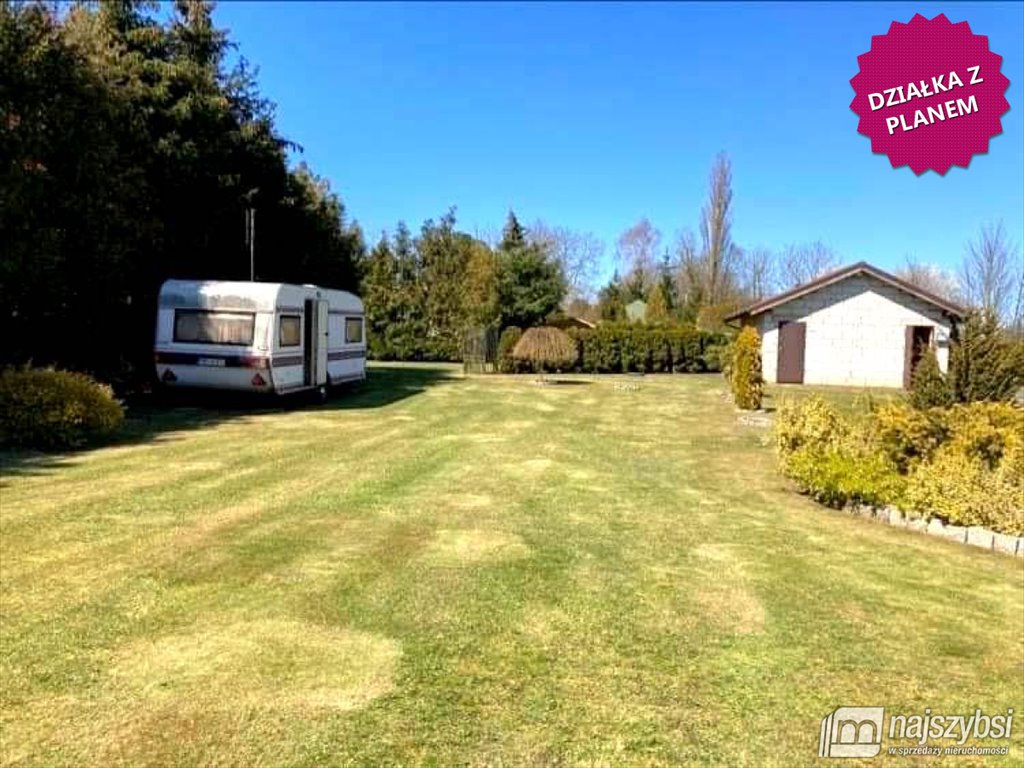 Działka 1267m2 z domkiem, blisko morza w Dziwnówku Wrzosowo, Centrum  1 267m2 Foto 1