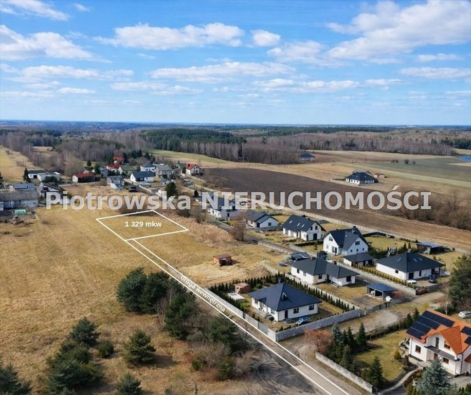 Działka 1329 m² w Izabelowie Dużym – cisza, zieleń, blisko miasta Izabelów Duży  1 329m2 Foto 1