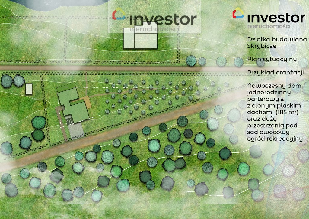 Działka budowlana na sprzedaż Skrybicze  2 094m2 Foto 3