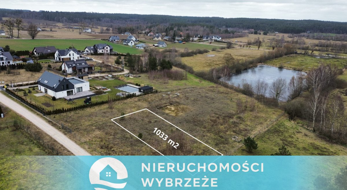 Działka 1033 m² Sulmin – spokojna zielona okolica z mediami Sulmin  1 033m2 Foto 1