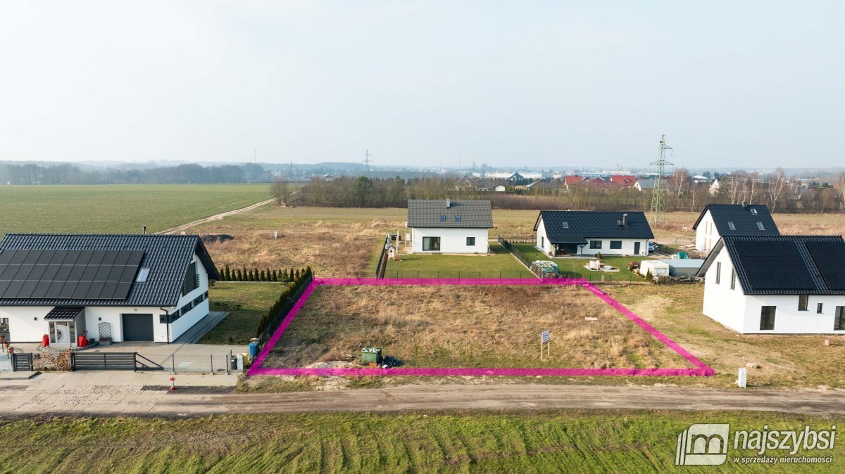 Sprzedam działkę budowlaną 1170 m² z mediami w Goleniowie Goleniów, Żółwia  1 170m2 Foto 1