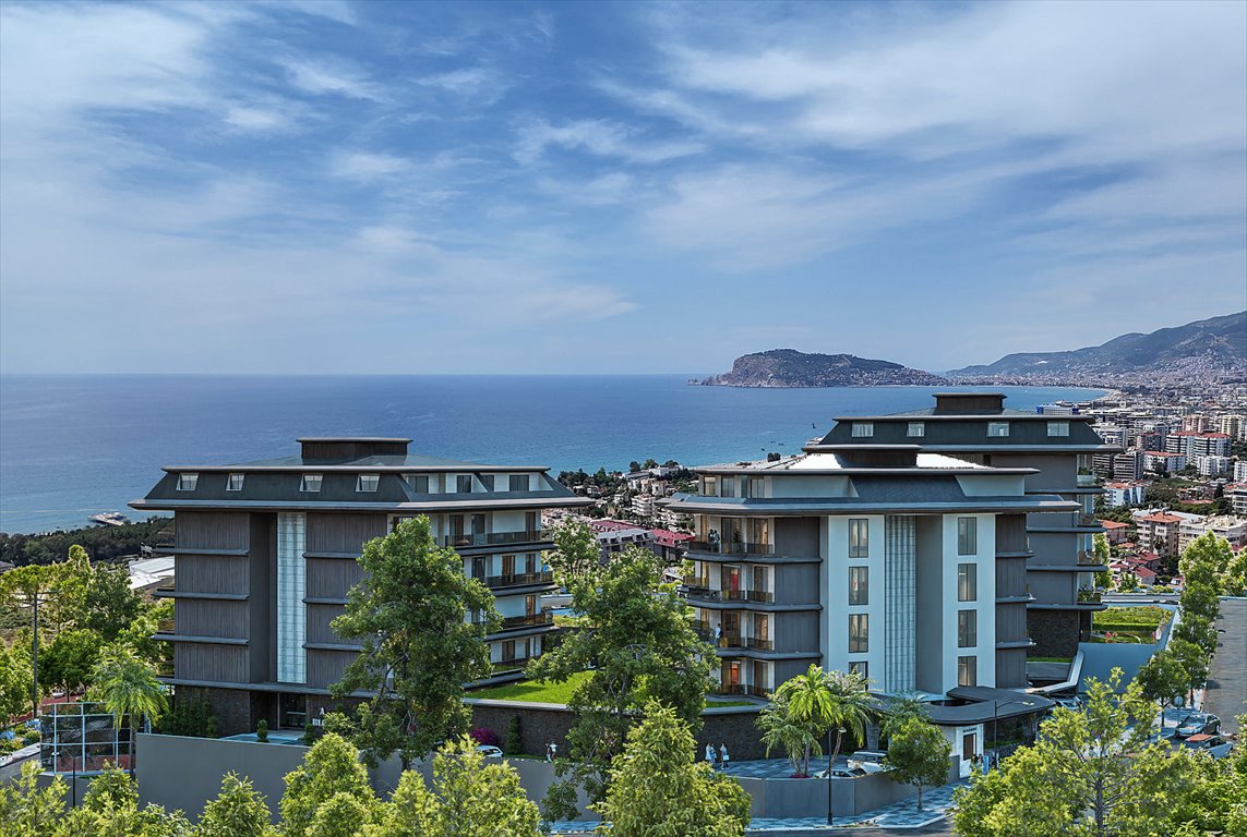 Nowoczesny apartament z panoramicznym widokiem na morze i miasto Turcja, Alanya, Kestel, Alanya, Antalya  205m2 Foto 1