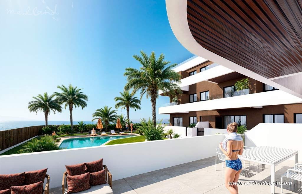 Nowoczesne mieszkanie z panoramicznym widokiem na morze Hiszpania, Guardamar del Segura  76m2 Foto 1