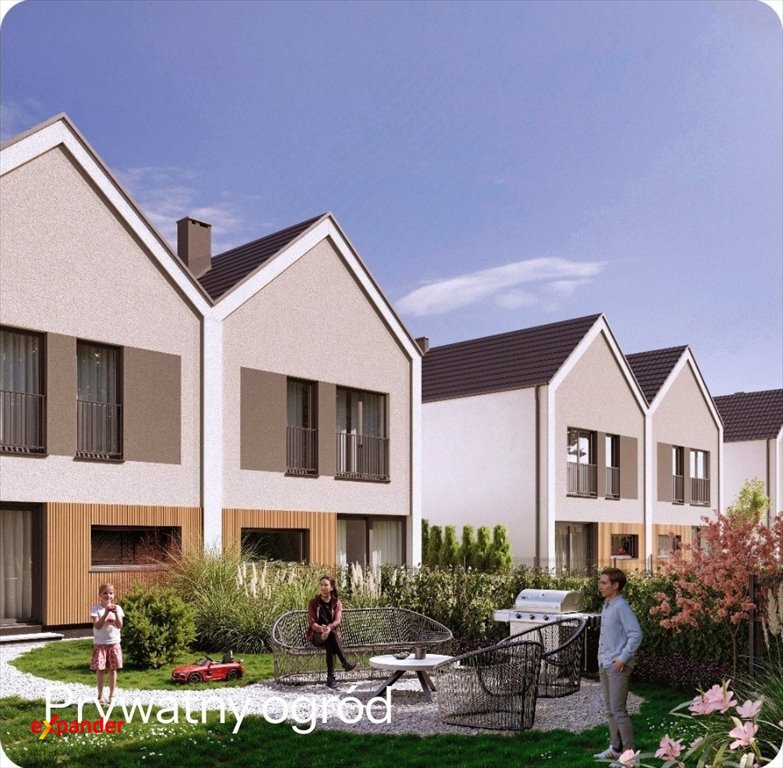 Nowoczesny bliźniak 148 m² z ogrodem i garażem zapraszam Żerniki Wrocławskie, Parkowa  148m2 Foto 1