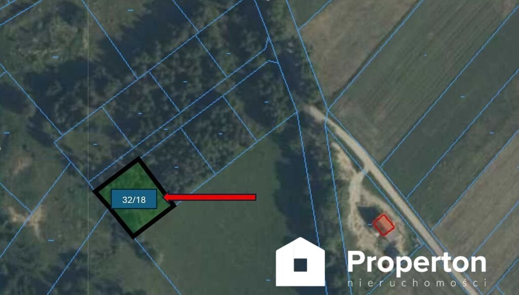 Działka 11,07 ar w Łutynowie z mediami i warunkami zabudowy Łutynowo  1 107m2 Foto 1