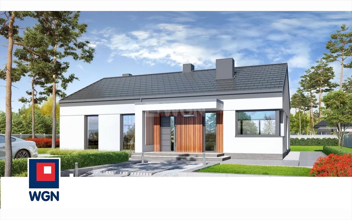 Polecam nowoczesny dom parterowy 96,49 m² z dużą działką 1001 m² Maleczewo, Maleczewo, Maleczewo  100m2 Foto 1