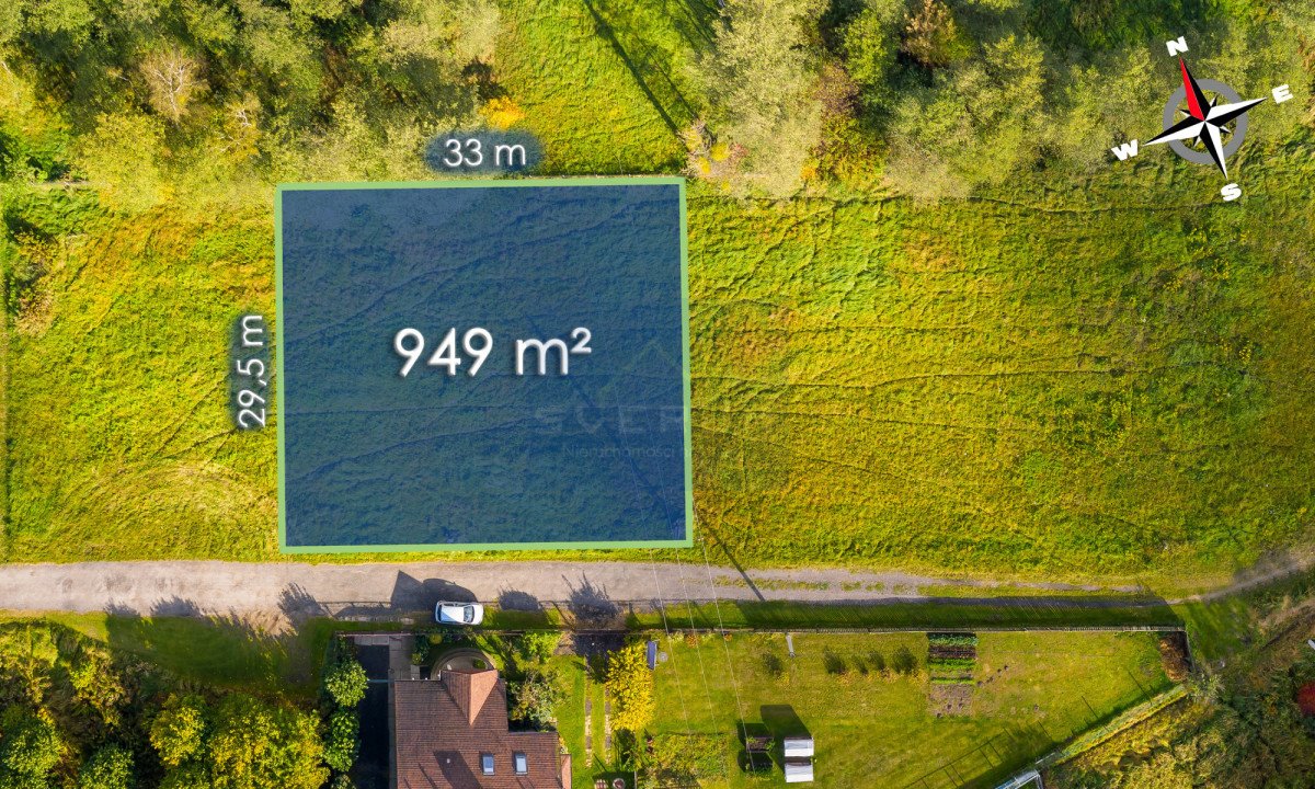 Działka 949 m² w spokojnej okolicy Stradom, media przy ulicy Częstochowa, Stradom, Łubinowa  949m2 Foto 1