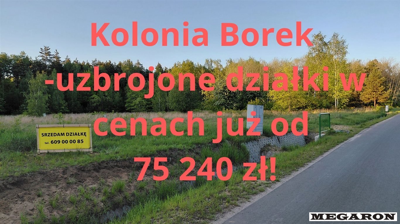 Uzbrojona działka 627 m² w spokojnej okolicy - zapraszam Poczesna  627m2 Foto 1