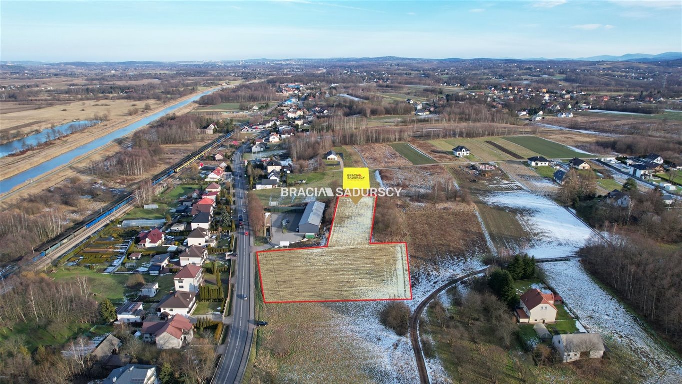 Działka budowlana 6200 m² z dostępem do drogi krajowej Jaśkowice, Krakowska  6 100m2 Foto 1