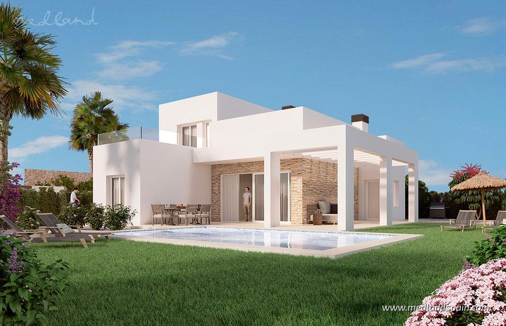Nowoczesna willa z basenem i ogrodem w La Finca Golf Hiszpania, Algorfa  185m2 Foto 1