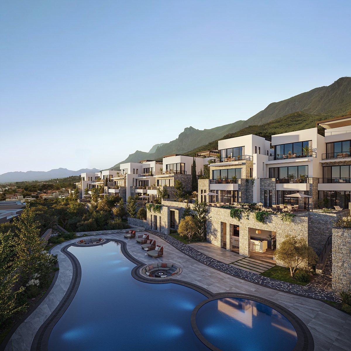 Mieszkanie dwupokojowe na sprzedaż Cypr, Girne, Alsancak, Girne, Cypr Północny  188m2 Foto 1