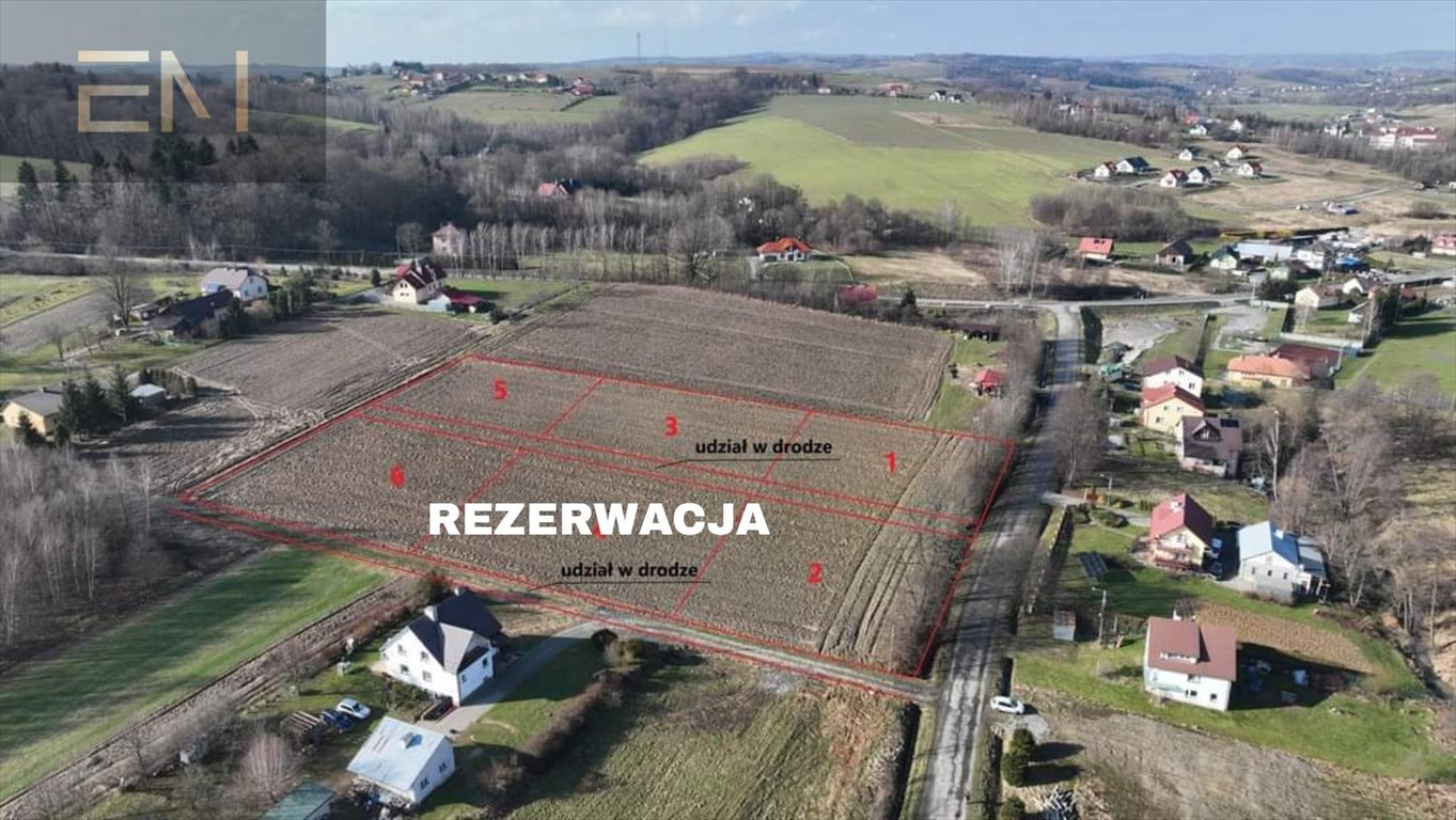 Działka budowlana na sprzedaż Wielopole Skrzyńskie  1 600m2 Foto 1