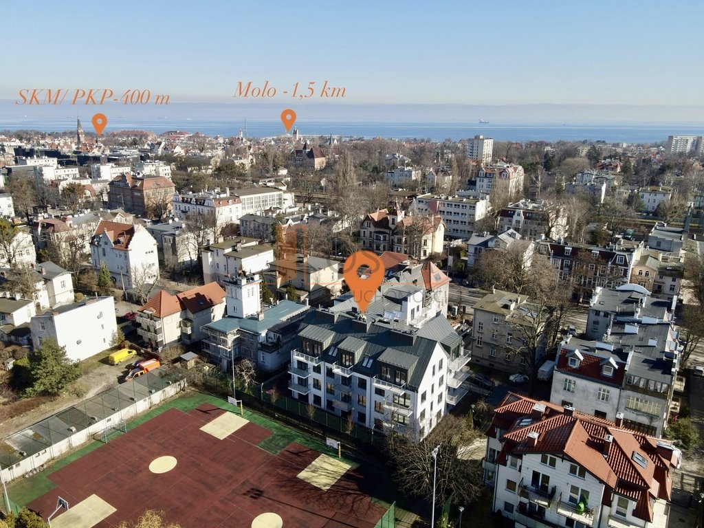 Mieszkanie dwupokojowe na sprzedaż Sopot, al. Niepodległości  44m2 Foto 1