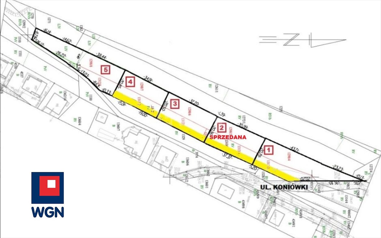 Działka budowlana na sprzedaż Jaworzno, Jeleń, Koniówki  720m2 Foto 2