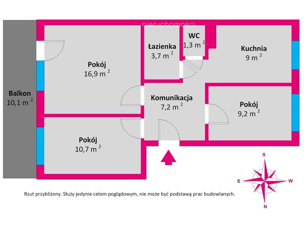 Mieszkanie trzypokojowe na sprzedaż Pruszcz Gdański, Stefana Rogozińskiego  59m2 Foto 18