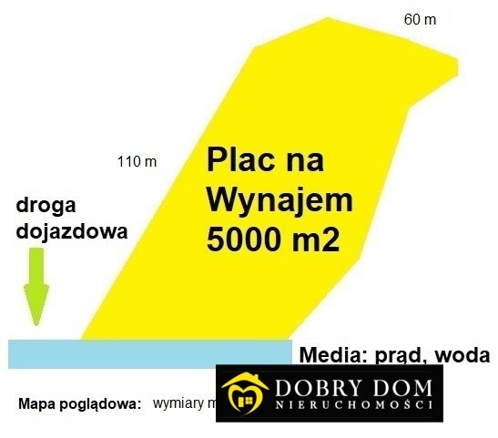 Działka na wynajem 5000 m² w Pieczurkach z mediami Białystok, Pieczurki  5 000m2 Foto 1