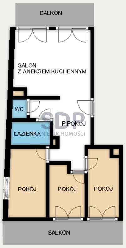 Mieszkanie czteropokojowe  na sprzedaż Wrocław, Stare Miasto, Szczepin, Długa  73m2 Foto 2