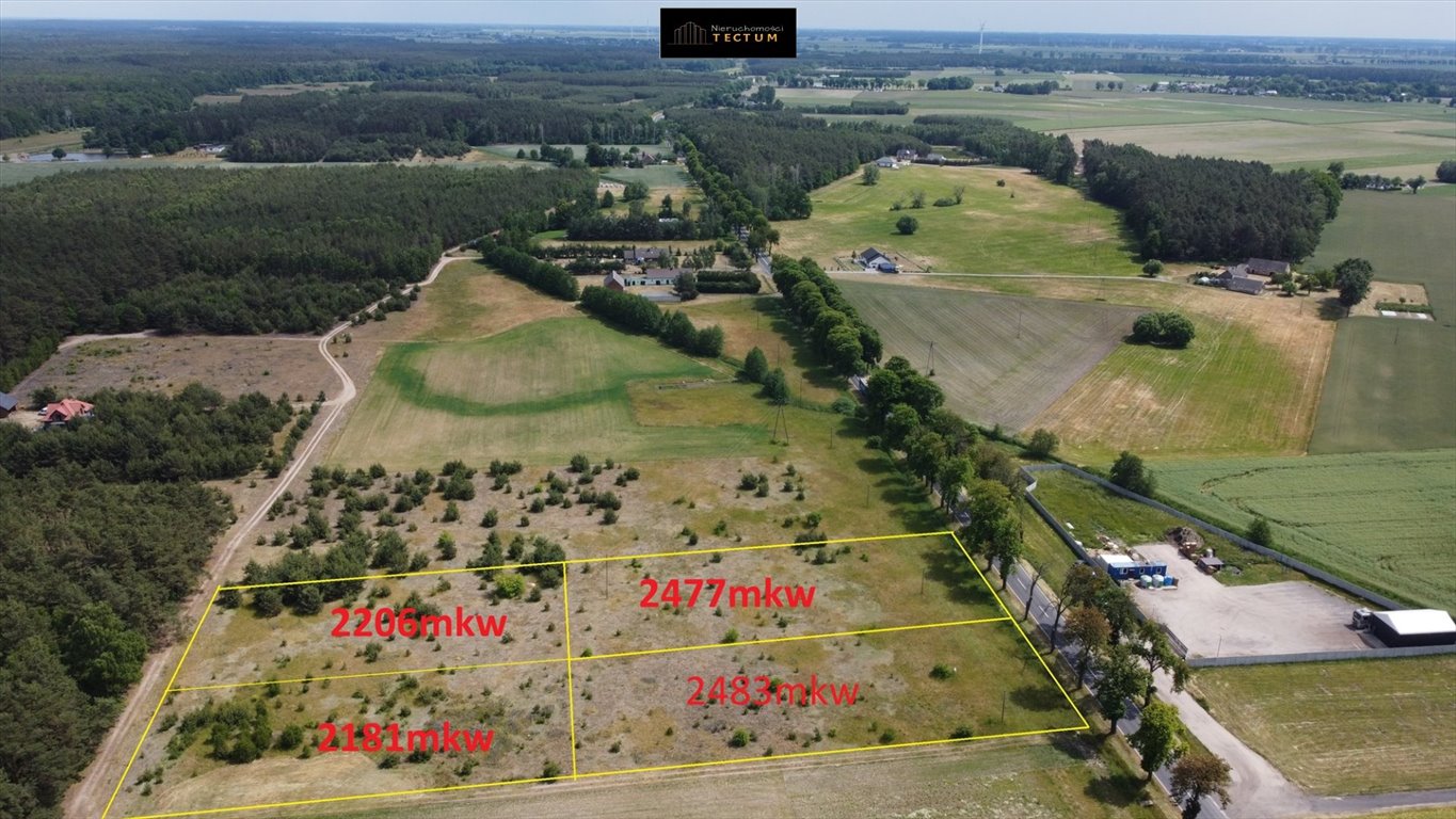 Działka 2181 m² w Łaziskach – idealna pod rekreację! Łaziska  2 181m2 Foto 1