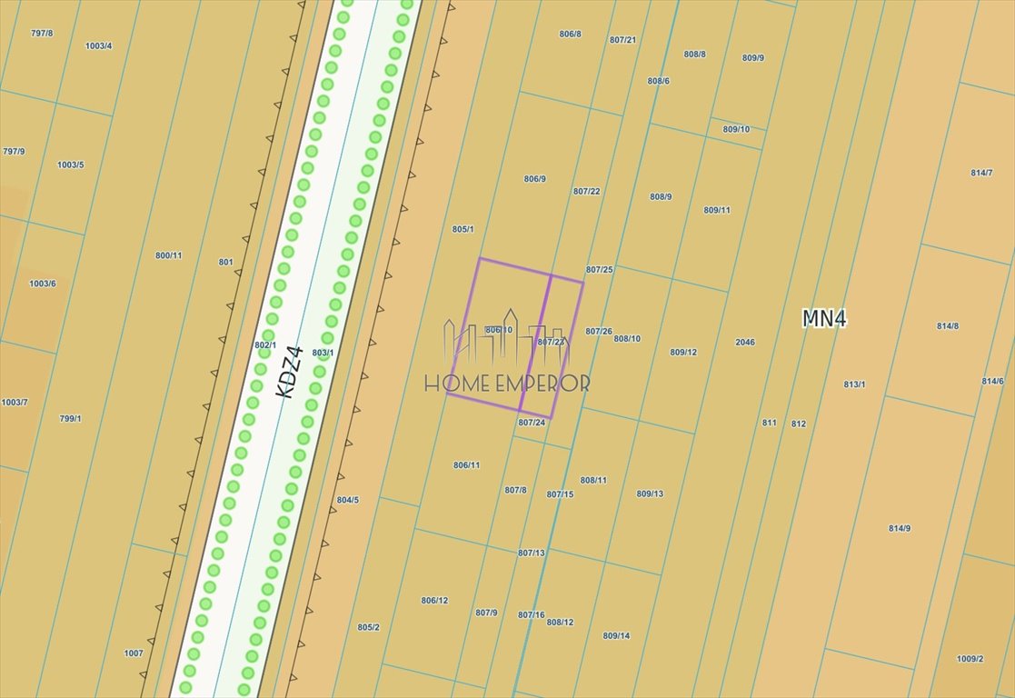 Zapraszam do obejrzenia działki 1250 m² w Dziekanowie Polski Dziekanów Polski, Odysei  1 250m2 Foto 1