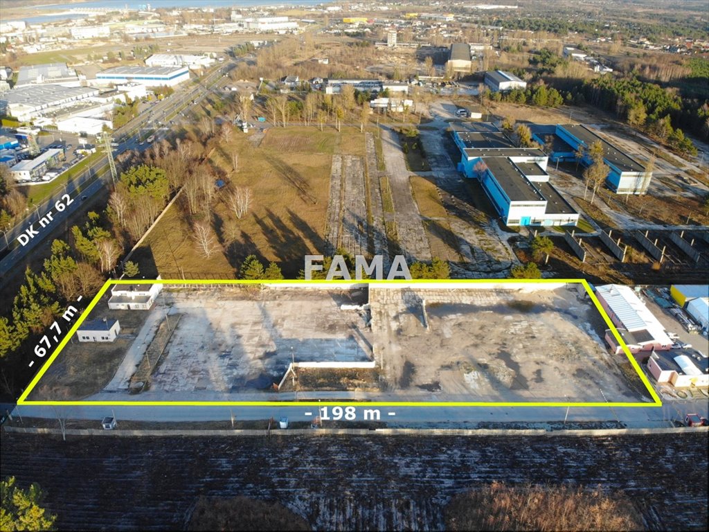 Działka przemysłowa 15 875 m² z budynkami i infrastrukturą Włocławek, Kazimierza Wielkiego, al. Kazimierza Wielkiego  15 875m2 Foto 1