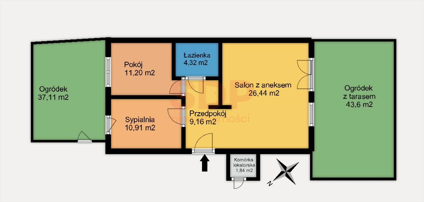 Mieszkanie trzypokojowe na sprzedaż Siechnice, Sportowa  62m2 Foto 6