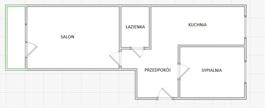 Mieszkanie dwupokojowe na sprzedaż Nysa, Janusza Kusocińskiego  54m2 Foto 10