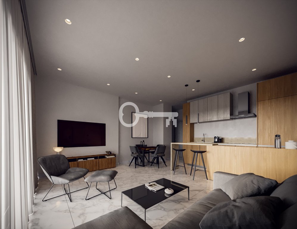 Na sprzedaż luksusowy apartament 64 m² z tarasem na dachu Cypr, Pafos, Pafos  64m2 Foto 1