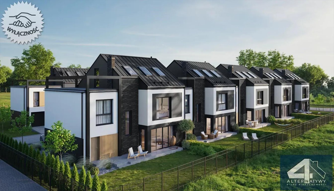 Dom z garderobą i garażem w stanie deweloperskim, 139 m2 Konstantynów Łódzki, Narutowicza 5  139m2 Foto 1