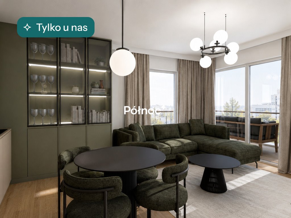 Nowoczesne mieszkanie z dużymi balkonami (22,29 m² i 10,39 m²) w Łomży Łomża, Ogrodowa  46m2 Foto 1
