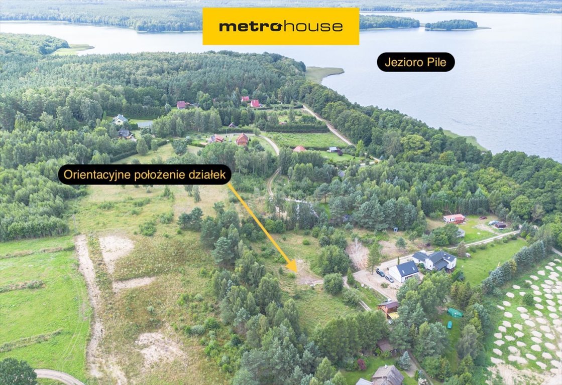 Działki nad jeziorem Pile w Silnowo – 2x 2375 m2 Silnowo  2 375m2 Foto 1