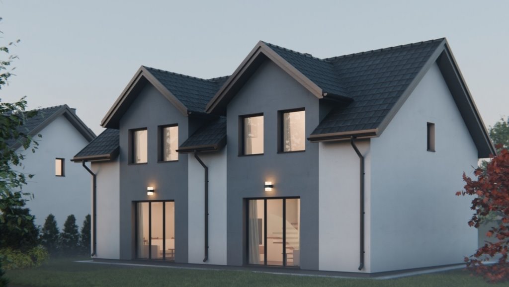 Przestronny bliźniak z 2 miejscami parkingowymi i dużym salonem Rzeszów, Miejska  83m2 Foto 1