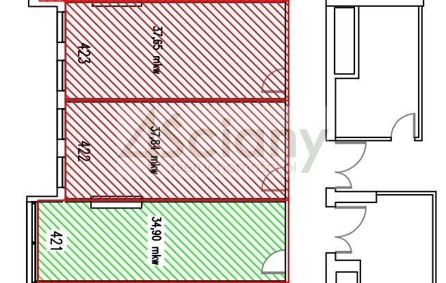 Biuro 75 m2 z możliwością podziału, recepcja 24/7 Warszawa, Śródmieście  75m2 Foto 1