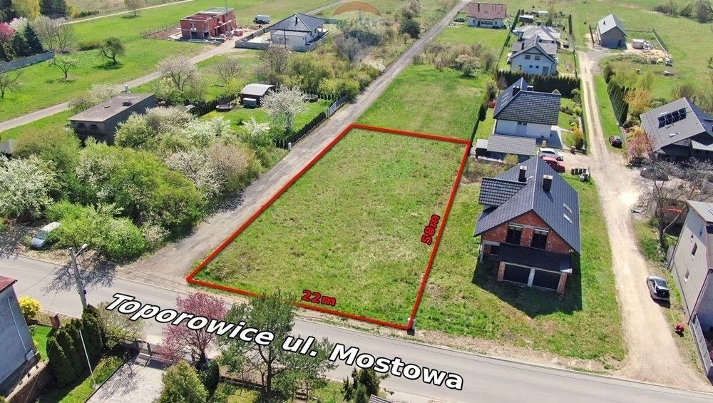 Działka 1296 m² z potencjałem zabudowy w Toporowicach Toporowice, Mostowa  1 296m2 Foto 1