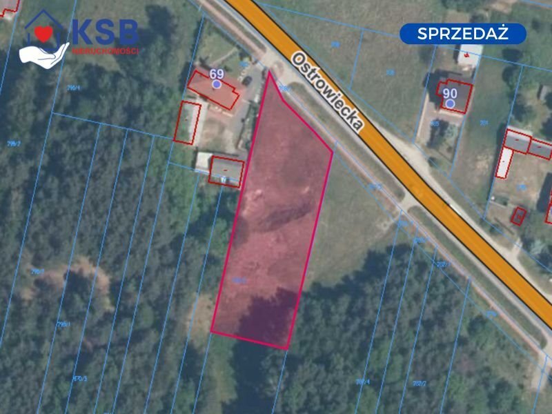 Działka budowlana na sprzedaż Kuczów  2 000m2 Foto 1