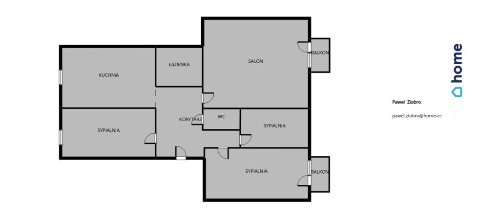 Mieszkanie czteropokojowe  na sprzedaż Rzeszów, Jacka Malczewskiego  72m2 Foto 1