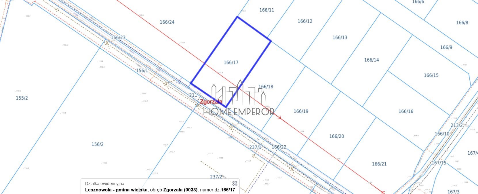 Działka budowlana na sprzedaż Zgorzała, Wilgi  1 000m2 Foto 3