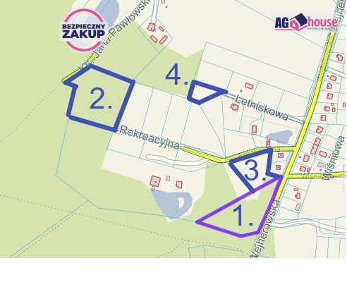 Działka 1,4 ha z prywatnym lasem, spokój i szybki dojazd Nowy Dwór Wejherowski, Letniskowa  14 064m2 Foto 1